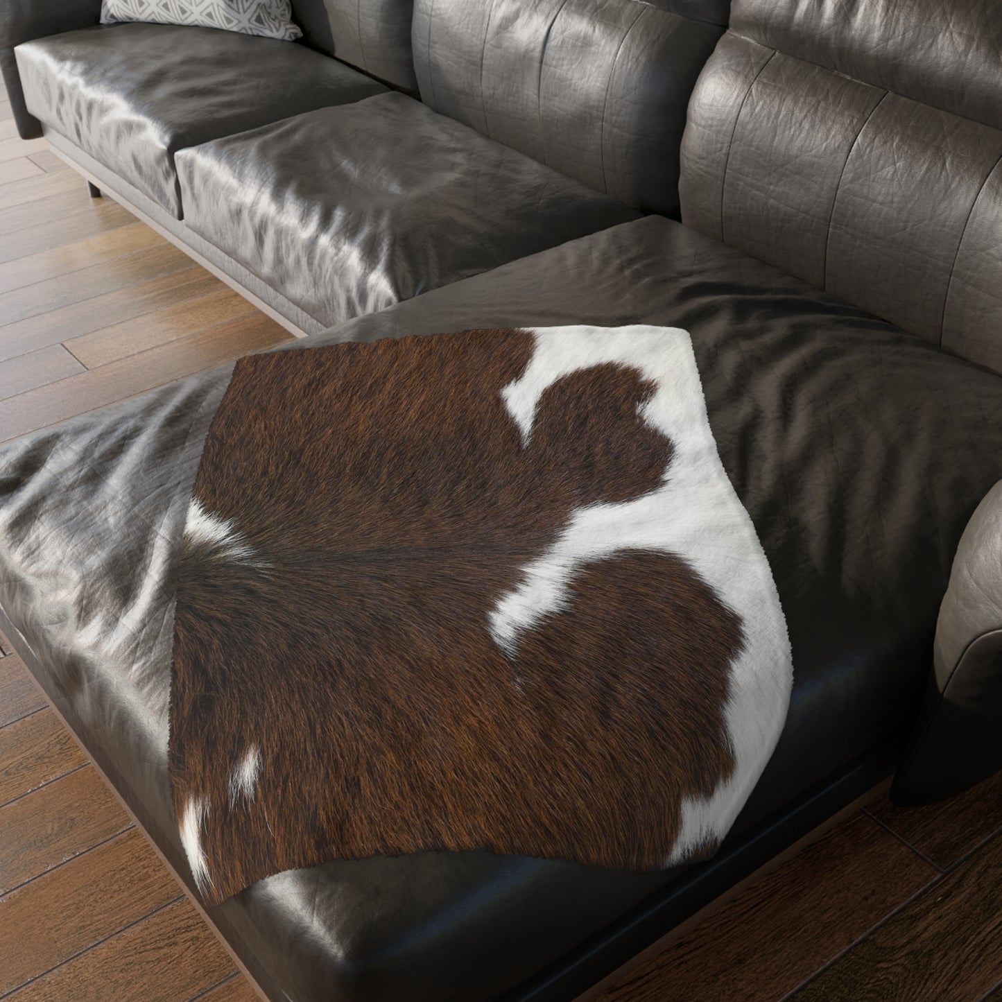 Guernseys Cow Print Two-Sided Blanket