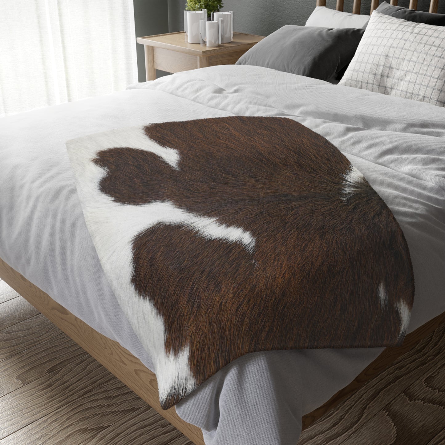 Guernseys Cow Print Two-Sided Blanket