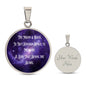 Love That Spans The Stars, Pendent With Custom Engraving.