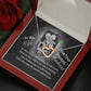 My Heart's Sweet Bliss Interlocking Hearts Neckless