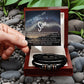 Limits Are Endless Achievement Bracelet For Son.( Graduating; College; Appreciation.)